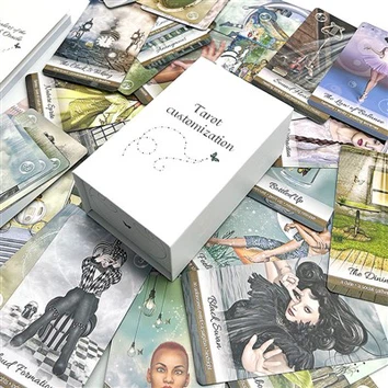 Satu Set Lengkap Kartu Tarot Perak Panas